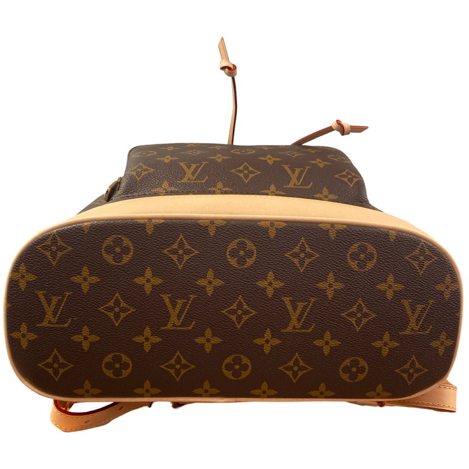 NEW IN BOX LOUIS VUITTON MONTSOURIS MM MONOGRAM CANVAS BACKPACK