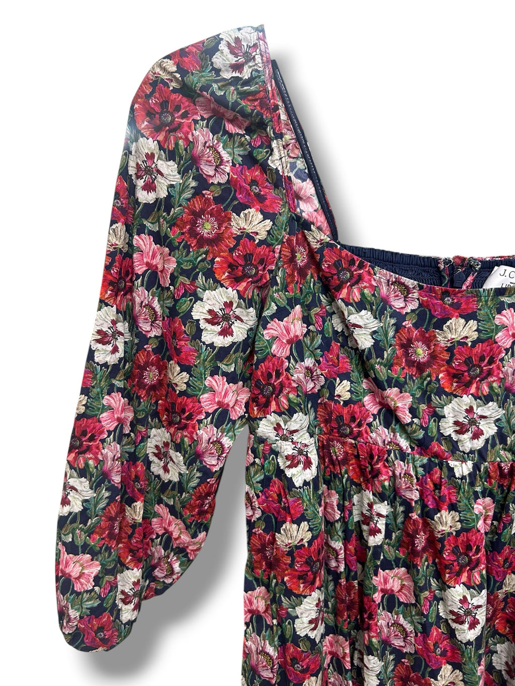 JCREW LIBERTY FABRIC AMELIE PUFF SLEEVE MINI DRESS SIZE 6