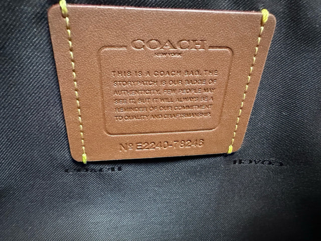 COACH LARGE FOLIO LEATHER WORK TOTE OXBLOOD