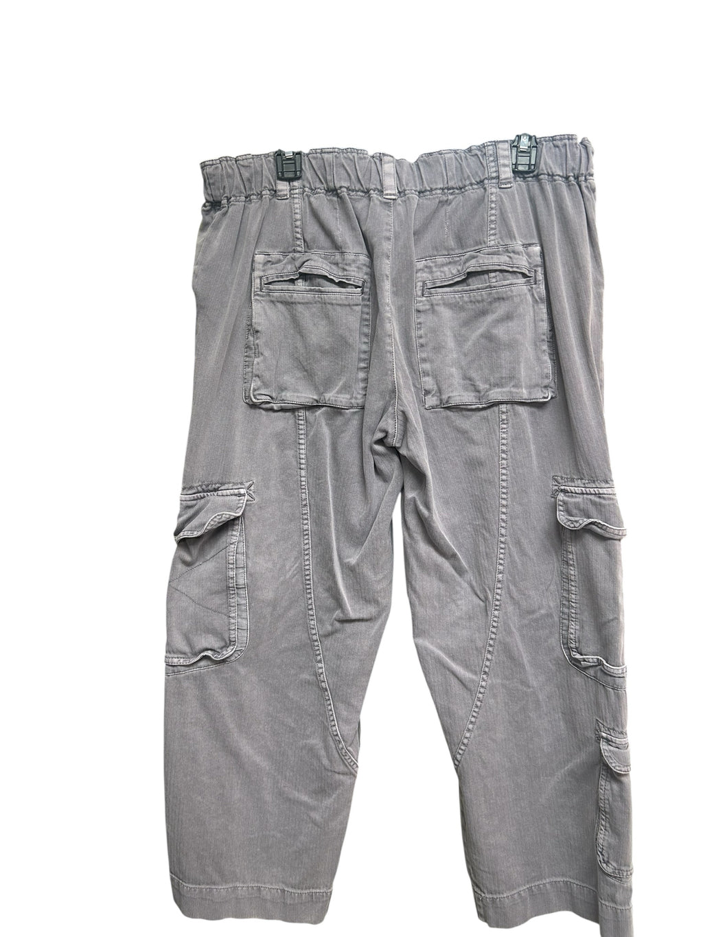 FREE PEOPLE TAHITI CARGO HIGH RISE ASHBLOWN GRAY SIZE LARGE
