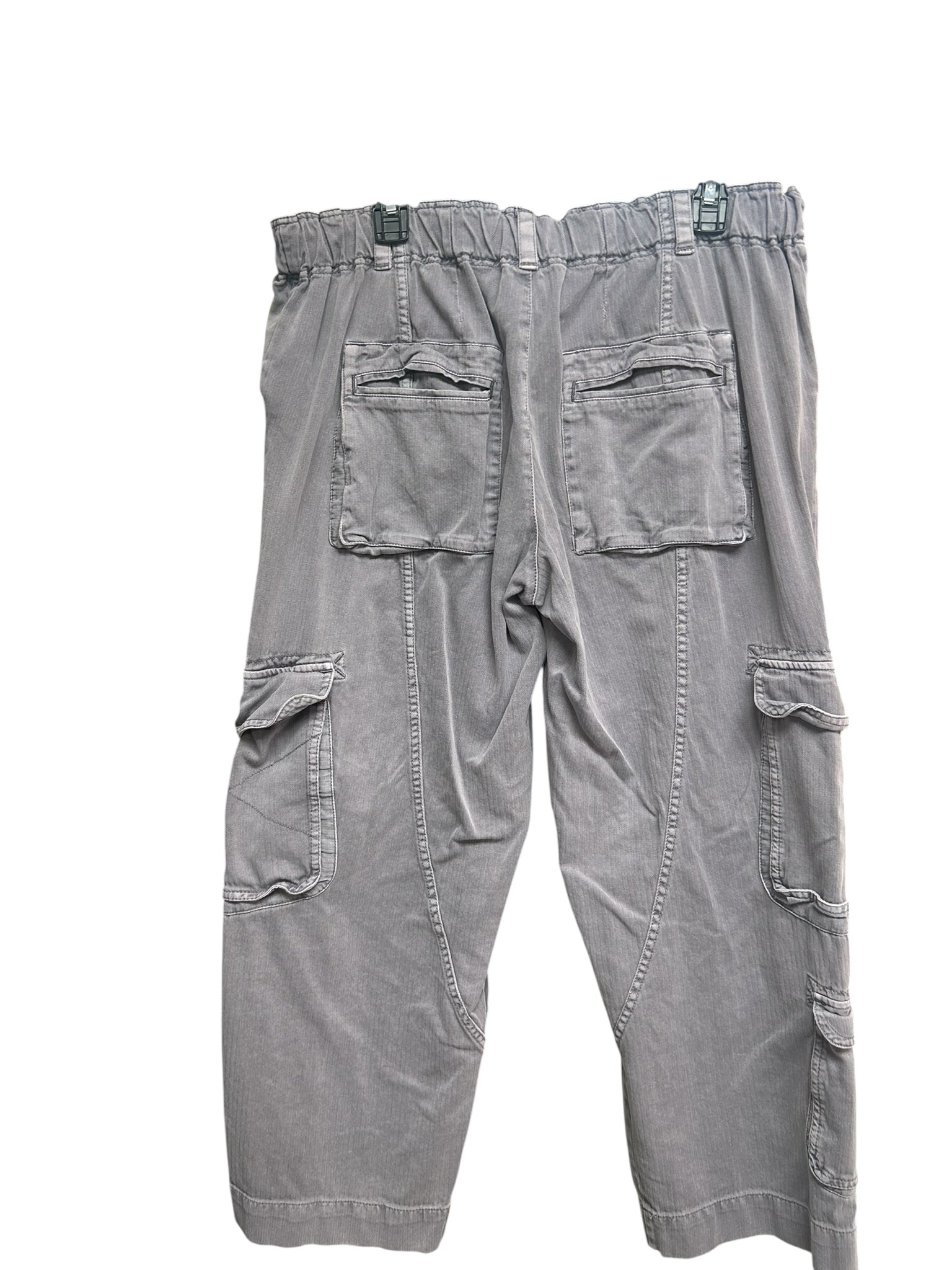 FREE PEOPLE TAHITI CARGO HIGH RISE ASHBLOWN GRAY SIZE LARGE