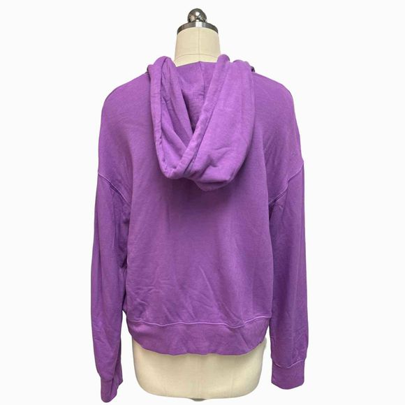 MONROW NWT! MONROW SUPERSOFT DRAWSTRING PURPLE HOODIE SIZE S