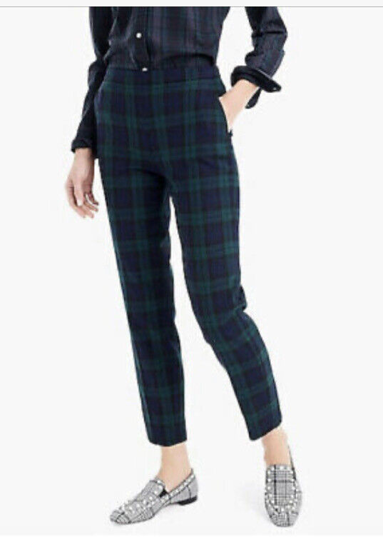 JCREW BLACKWATCH FULLY LINED MARTIE PANT H3704 SIZE: 12