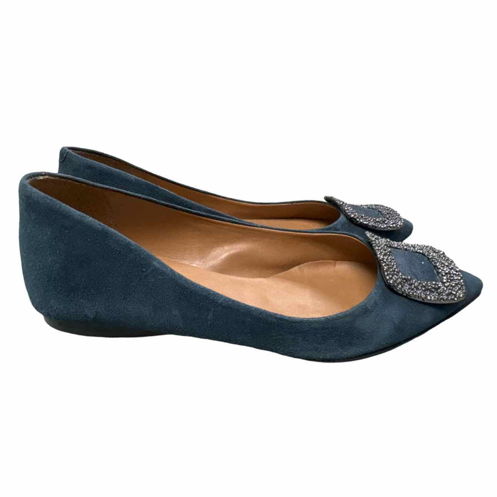 FS/NY POSH BALLET FLATS SLATE BLU 7