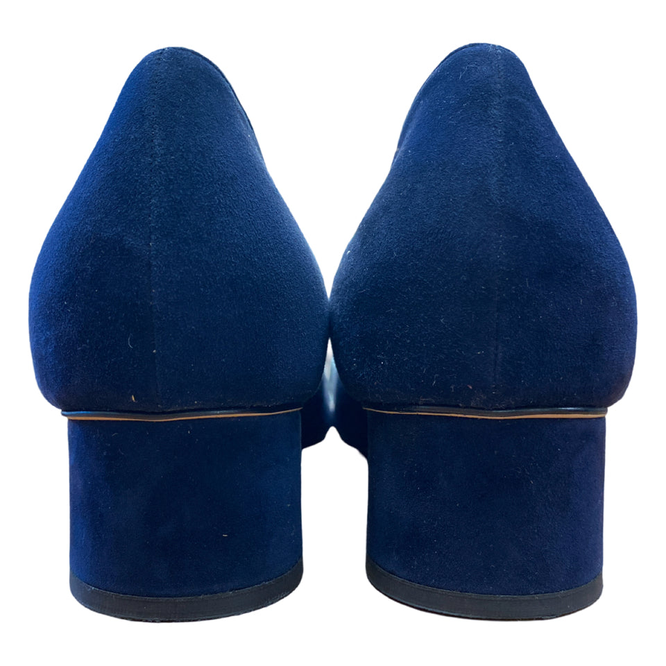 SARAH FLINT ROSIE NAVY SUEDE PUMP SIZE 42.5