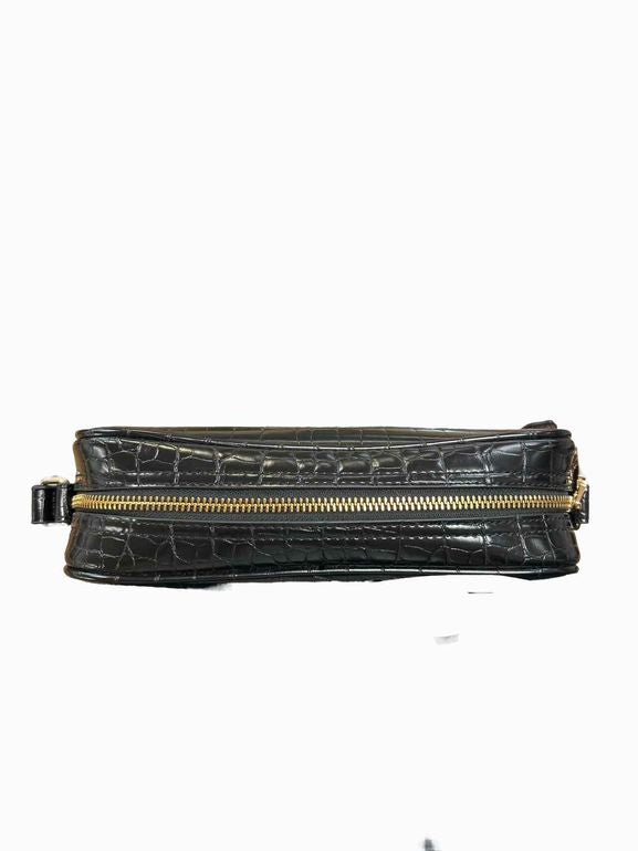 MOSCHINO FAUX LEATHER CROC CROSSBODY
