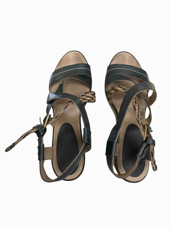 PIKOLINOS STRAPPY BLOCK HEEL SANDAL SIZE: 40