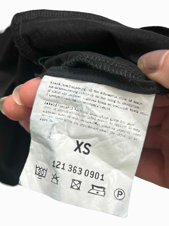 RUNDHOLZ Black Label Fit and Flare Stretch Dress with Pigment Print SIZE: XS