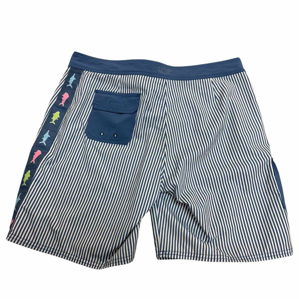 VINEYARD VINES SWIM BLUE SHORTS SIZE 36