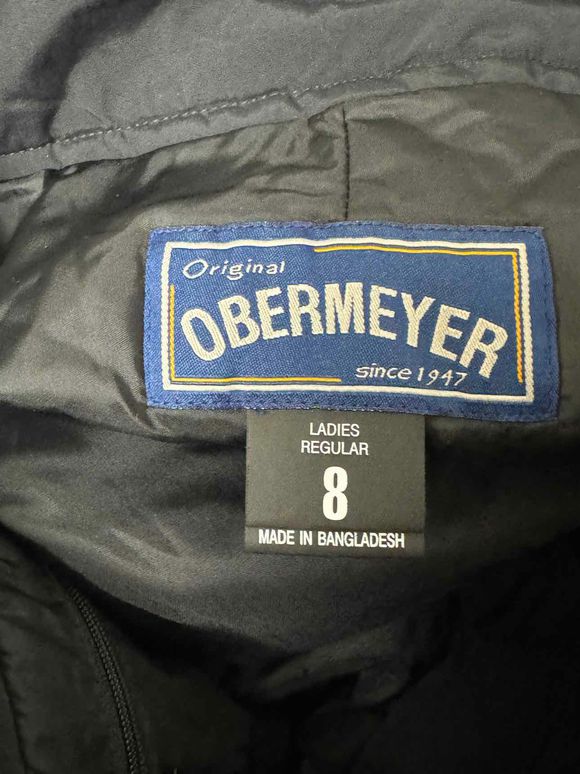 OBERMEYER SKI BLACK PANT SIZE 8