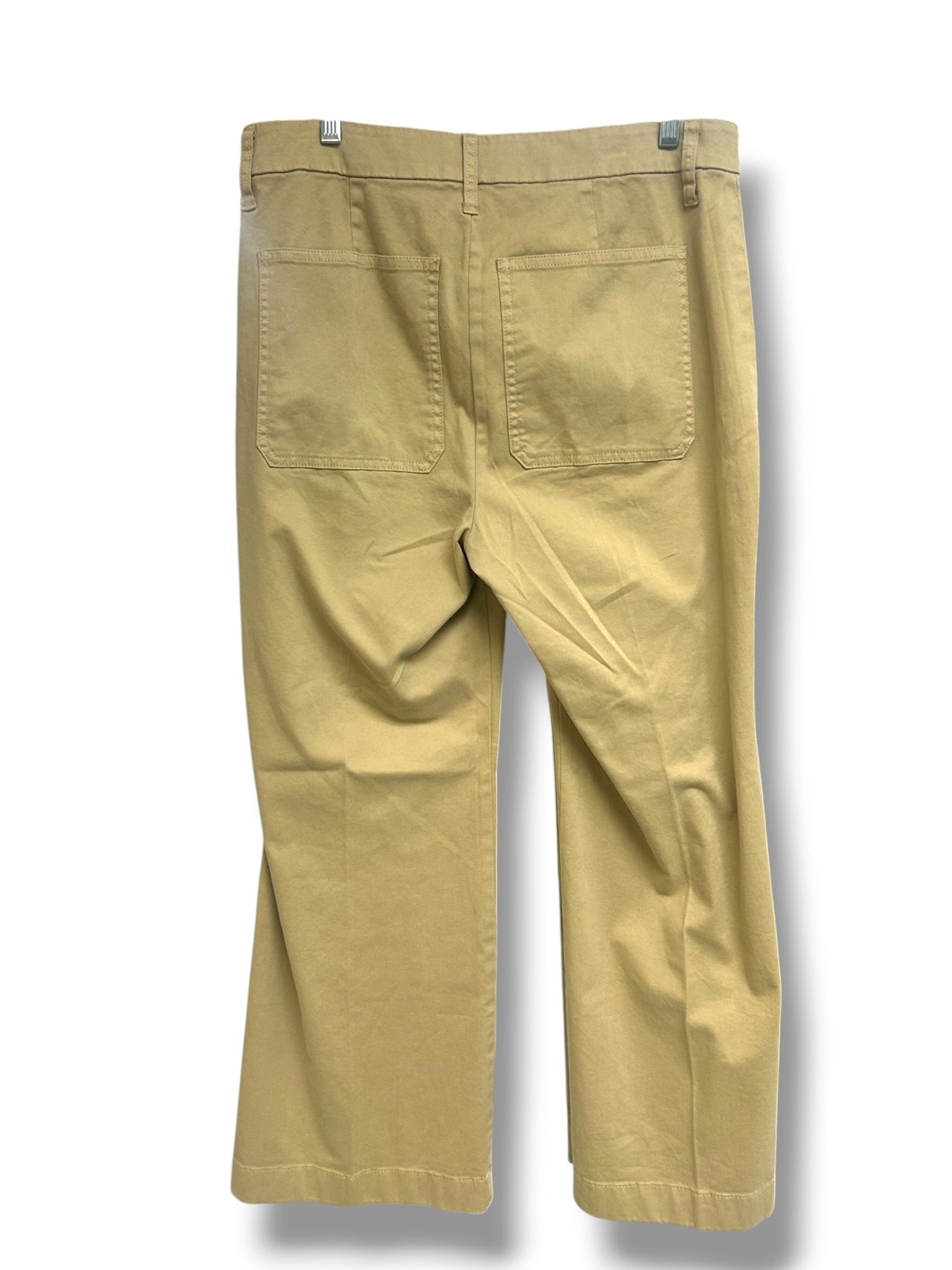 NWT J.CREW CHARLIE KICKOUT CHINO CROPPED PANTS TAN SIZE 30