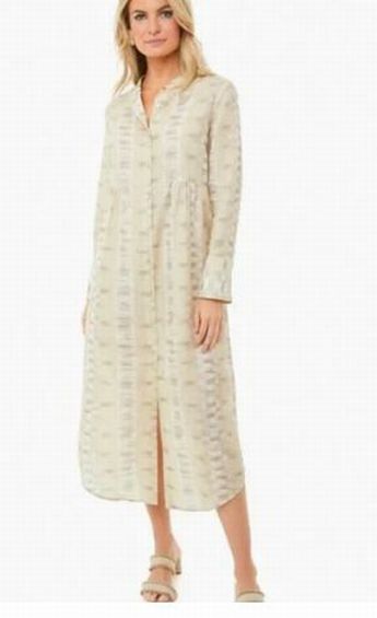NEW WITH TAGS TUCKERNUCK SANDSTONE IKATE SHEFFIELD SHIRT DRESS SIZE MEDIUM