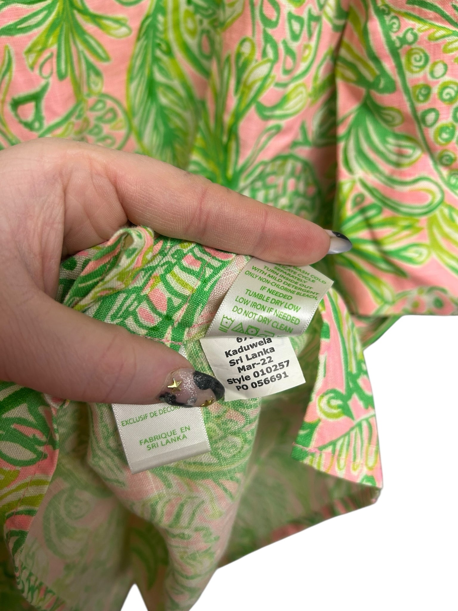 LILLY PULITZER PILAR LINEN TUNIC SHIRT DRESS SIZE XL - WEARHOUSE  CONSIGNMENT