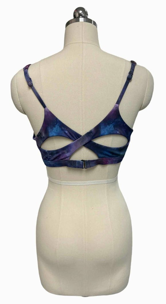 ATHLETA NWT! SUPERNOVA PURPLE BIKINI TOP SIZE 36