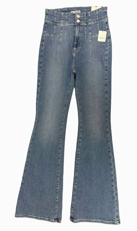 WE THE FREE NWT! JAYDE FLARE JEANS IN SUNBURST BLUE SIZE 29