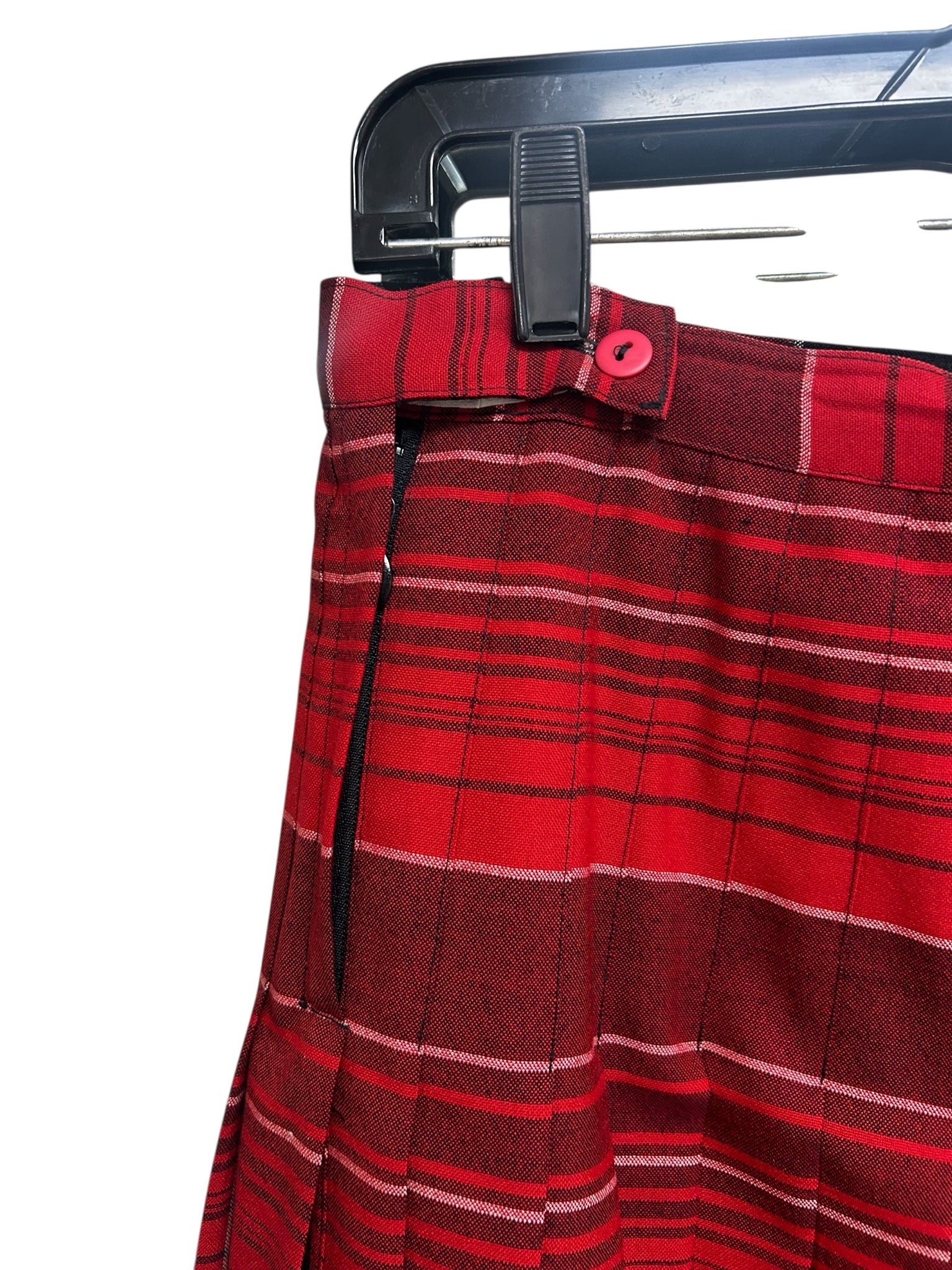 PENDLETON VINTAGE HERITAGE LIMITED EDITION REVERSIBLE PLEATED WOOL SKIRT SIZE 12