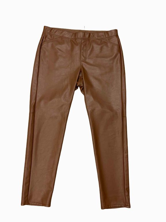 JJILL VEGAN LEATHER PULL ON PANT SIZE: L