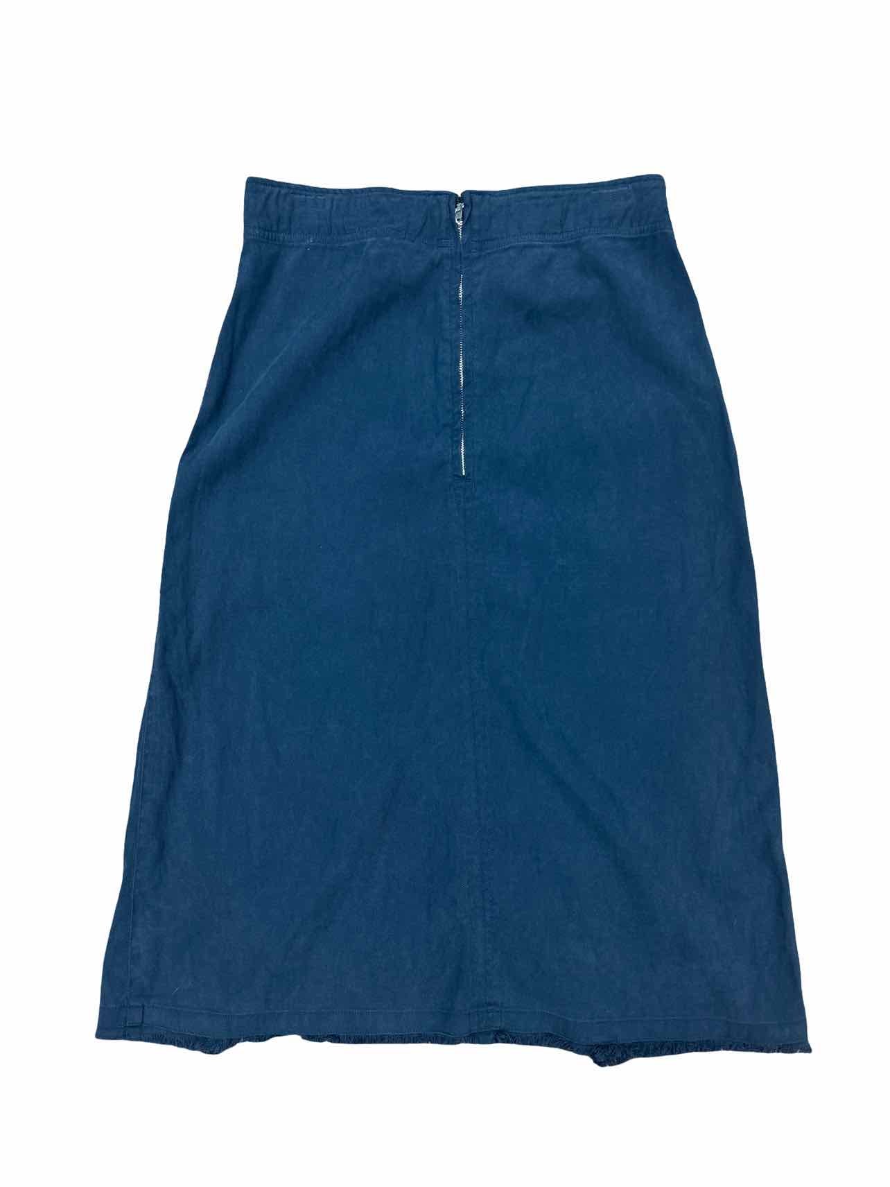 RAQUEL ALLEGRA THE WORK SKIRT IN MIDNIGHT BLUE SIZE: 0