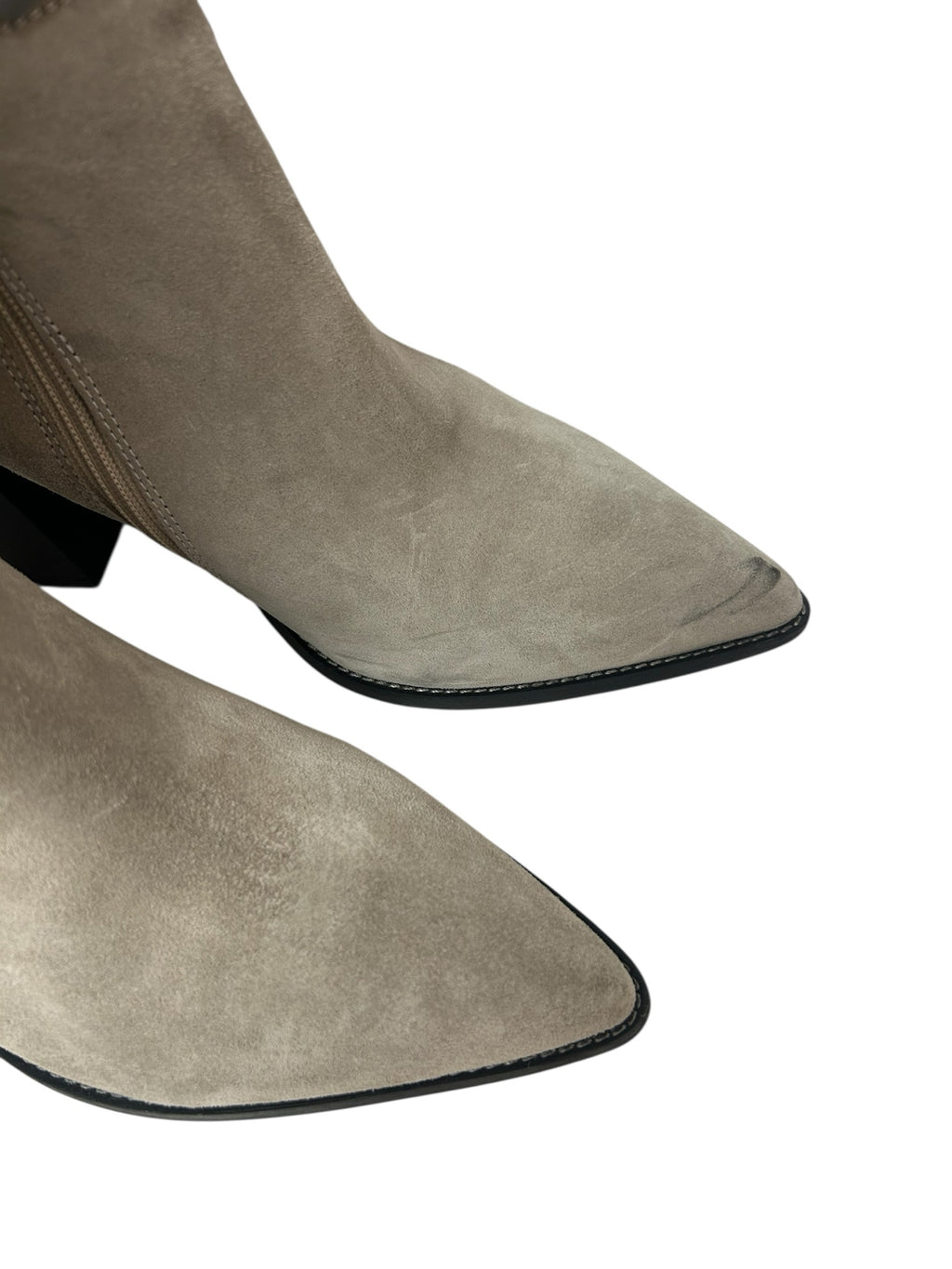 FREE PEOPLE WHIPSTITCH RILEY TALL BOOT GRAY SUEDE SIZE 41