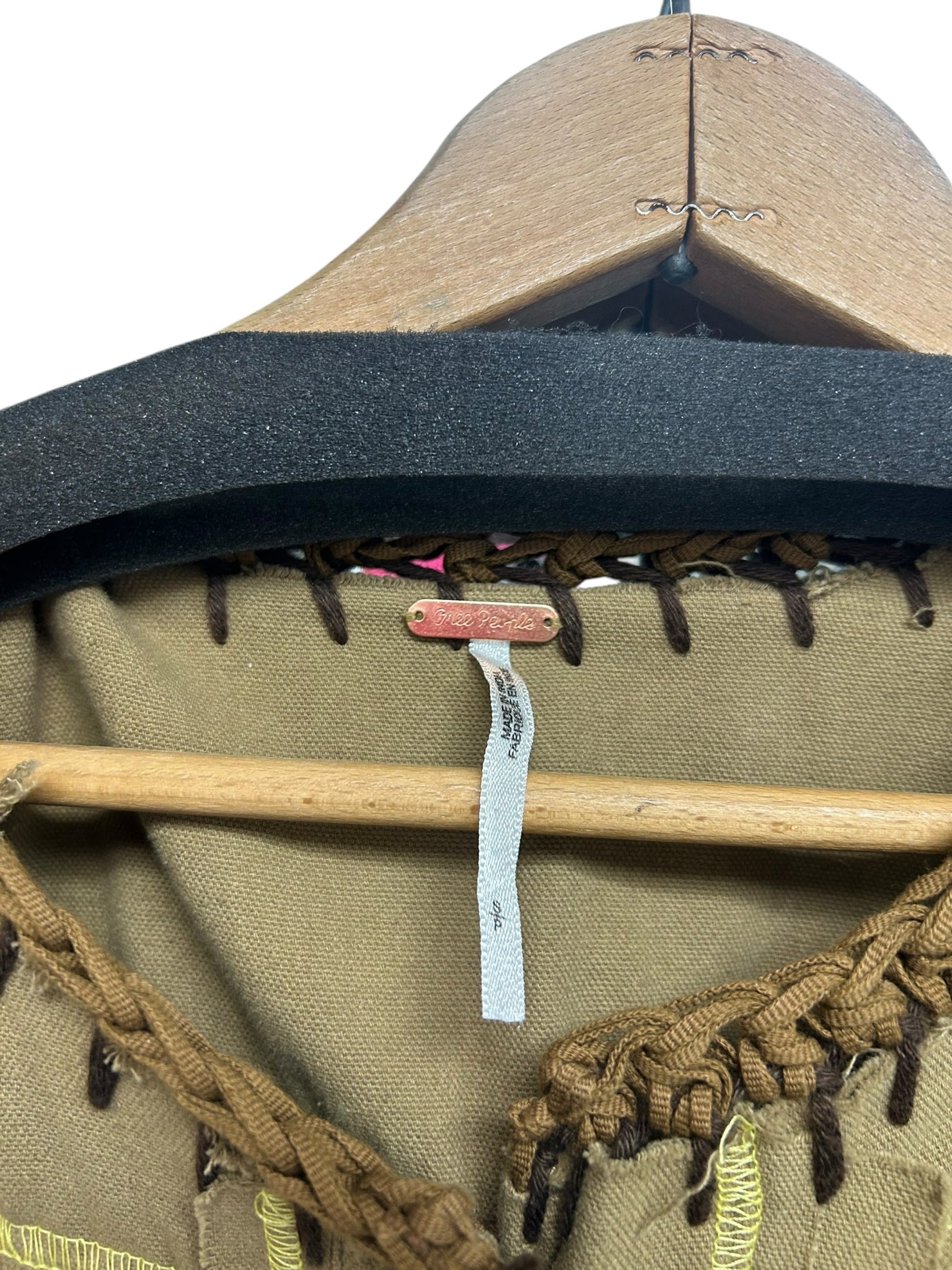 FREE PEOPLE NO RAIN CROCHET SWEATER JACKET SIZE SMALL