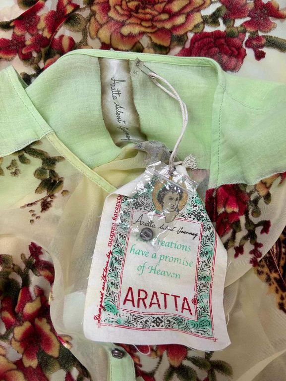 ARATTA NEW! DREAMY VELVET TUNIC VELVET SAGE SIZE: M