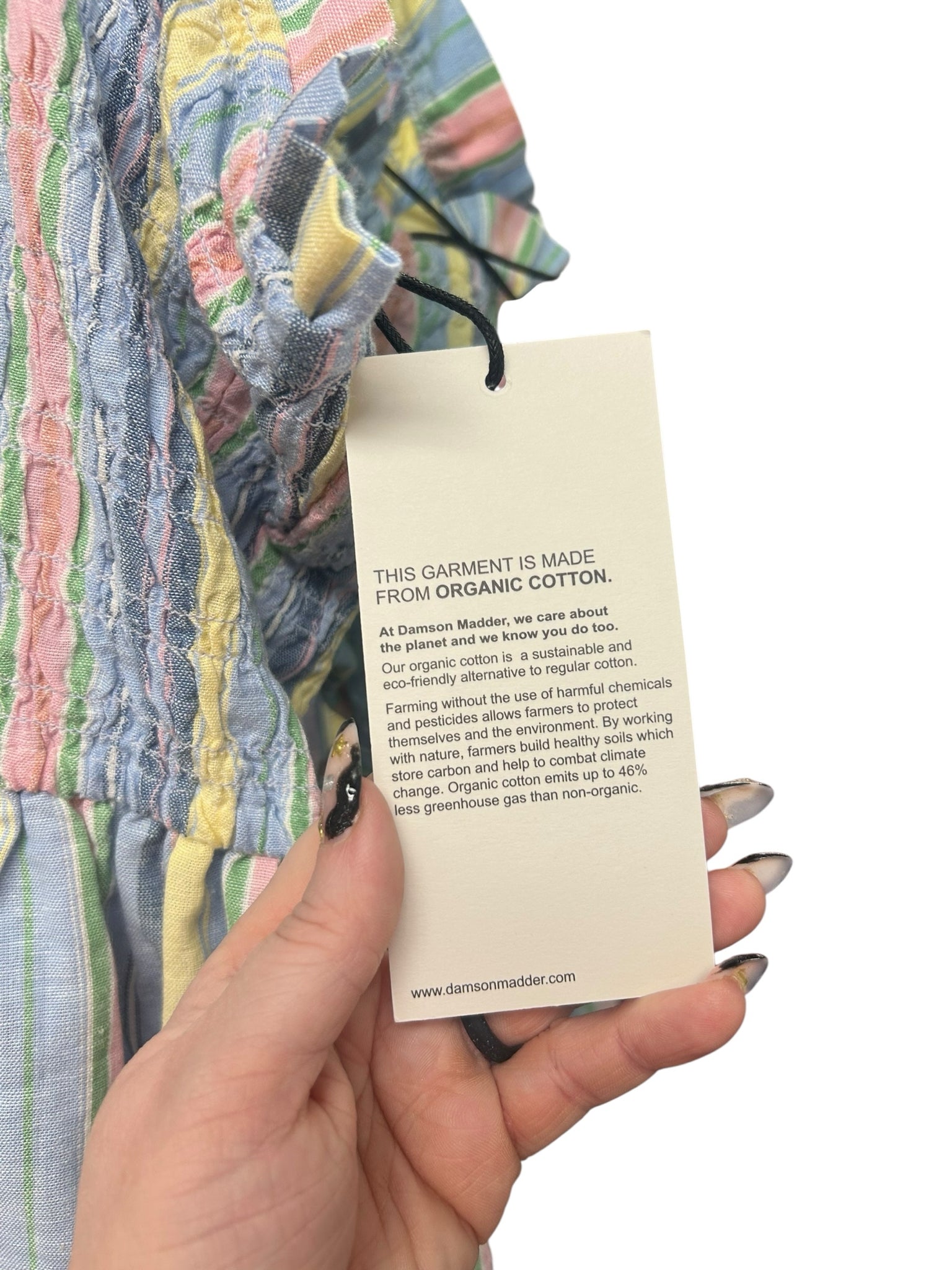 NWT DAMSON MADDER HOPE COTTON STRIPED SMOCKED TANK TOP SIZE UK 20 US 16 - WEARHOUSE  CONSIGNMENT