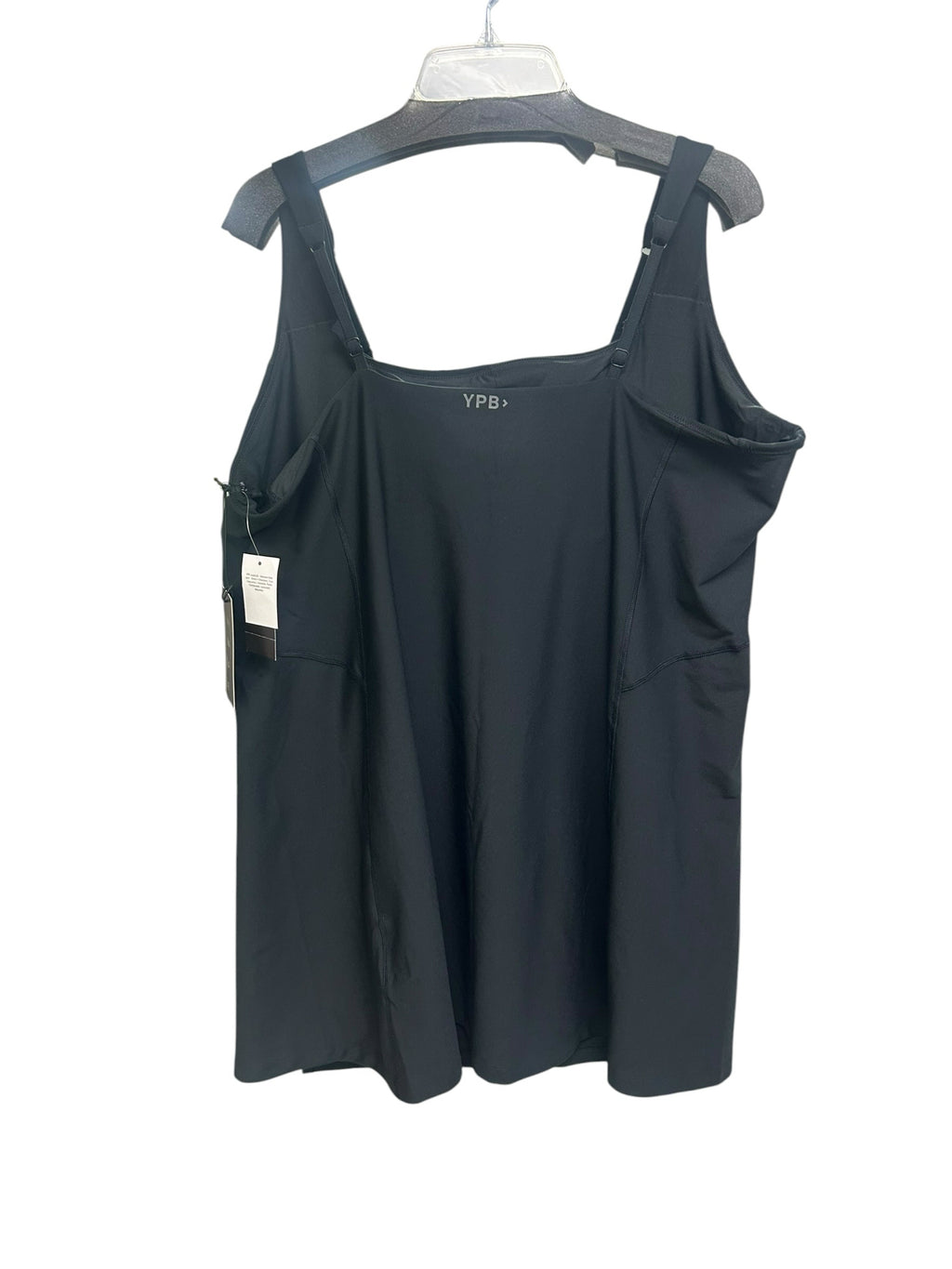 NWT ABERCROMBIE YPB BLACK LUXE TENNIS BLACK MINI DRESS SIZE XXL