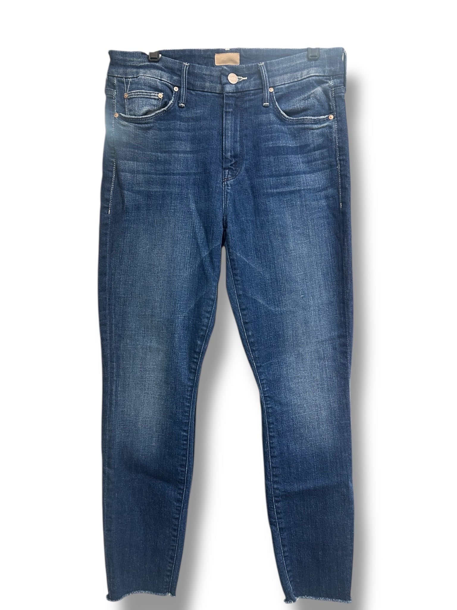 MOTHER THE LOOKER ANKLE FRAY IN BAZAAR WASH SIZE 28