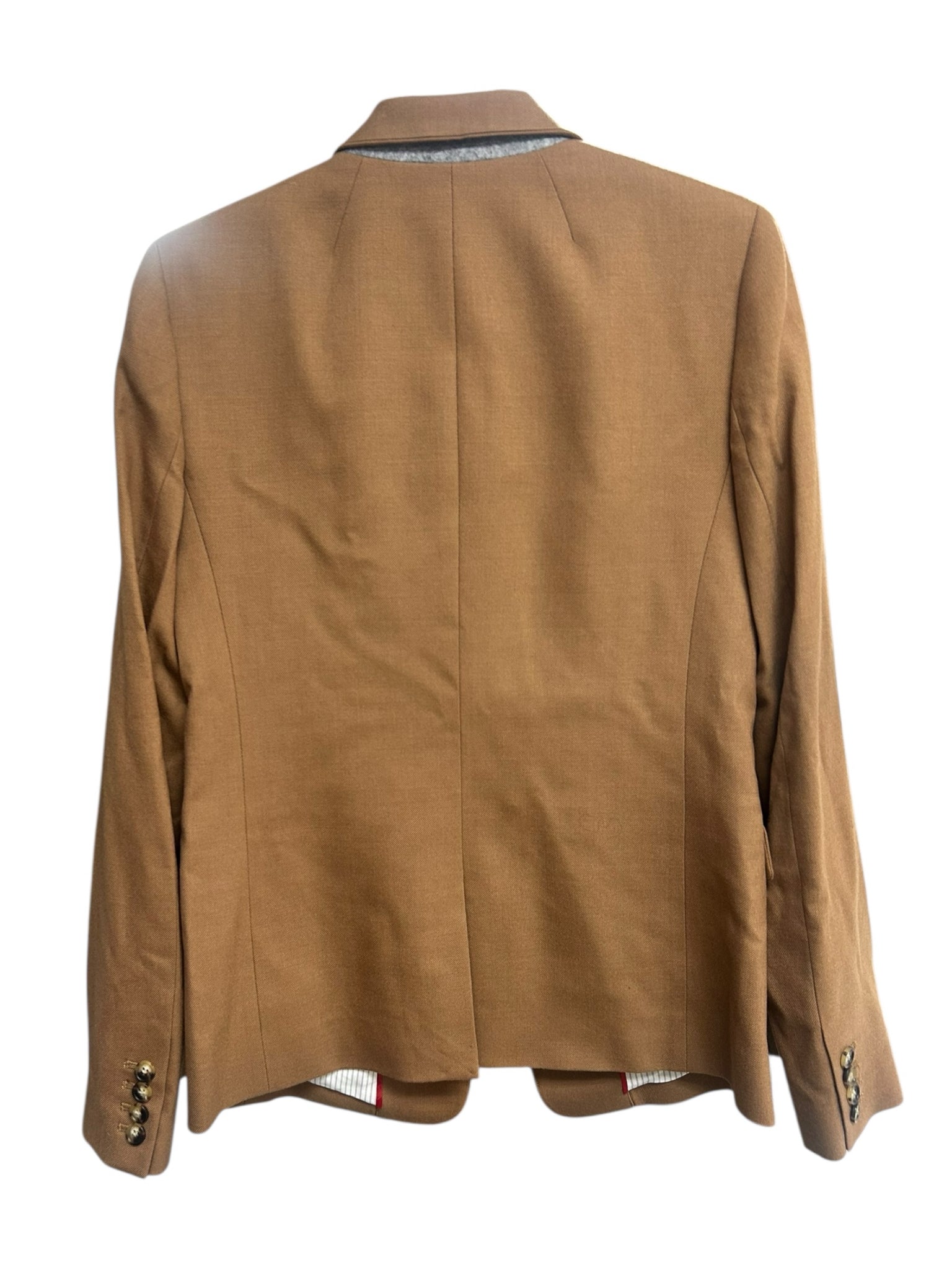 NWT J.CREW REGENT WOOL BLEND CAMEL COLOR BLAZER SIZE 2 TALL