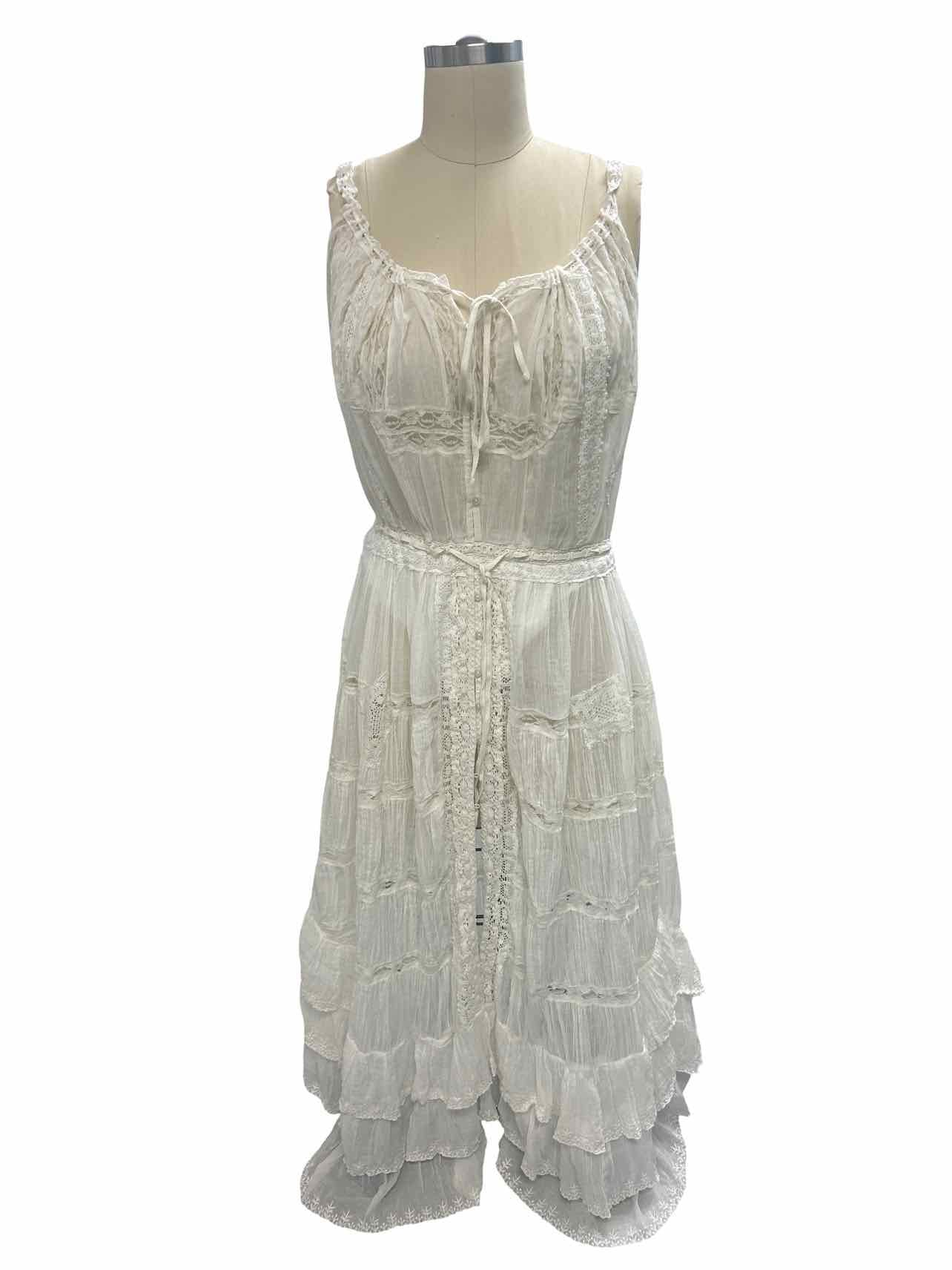 FREE PEOPLE DOLLY BODYSUIT LACE MAXI DRESS SIZE: S
