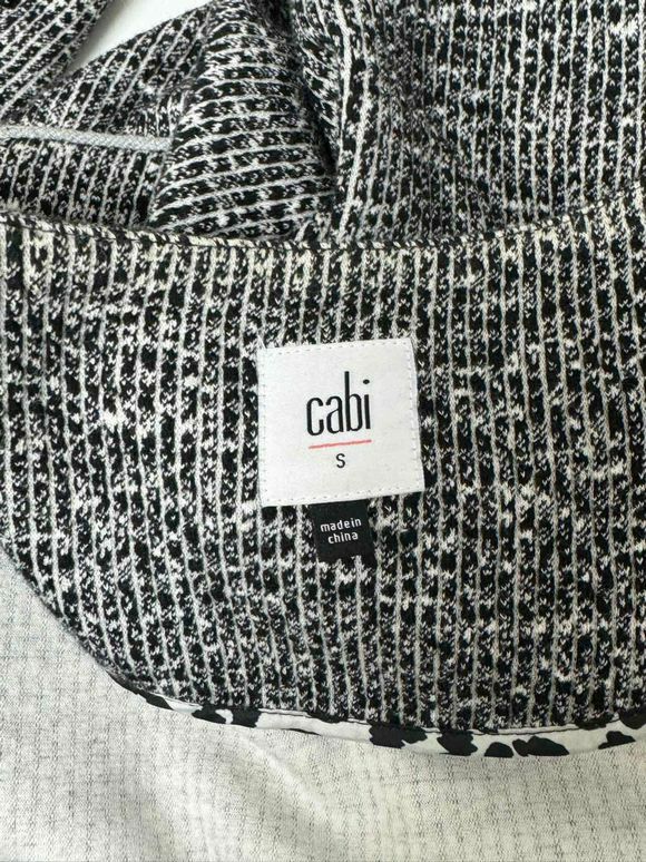 CABI 5299 THE TIMES BLACK/GRAY JACKET SIZE S