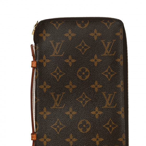LOUIS VUITTON VINTAGE MONOGRAM CANVAS POCHE ESCAPADE TRAVEL ORGANIZER WALLET MI0961