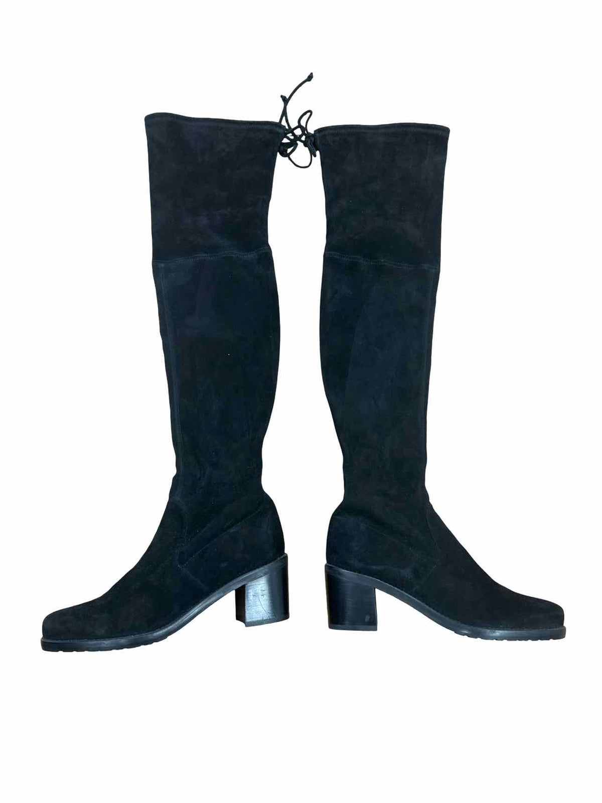 STUART WEITZMAN TIELAND OVER THE KNEE SUEDE BOOTS SIZE: 8.5