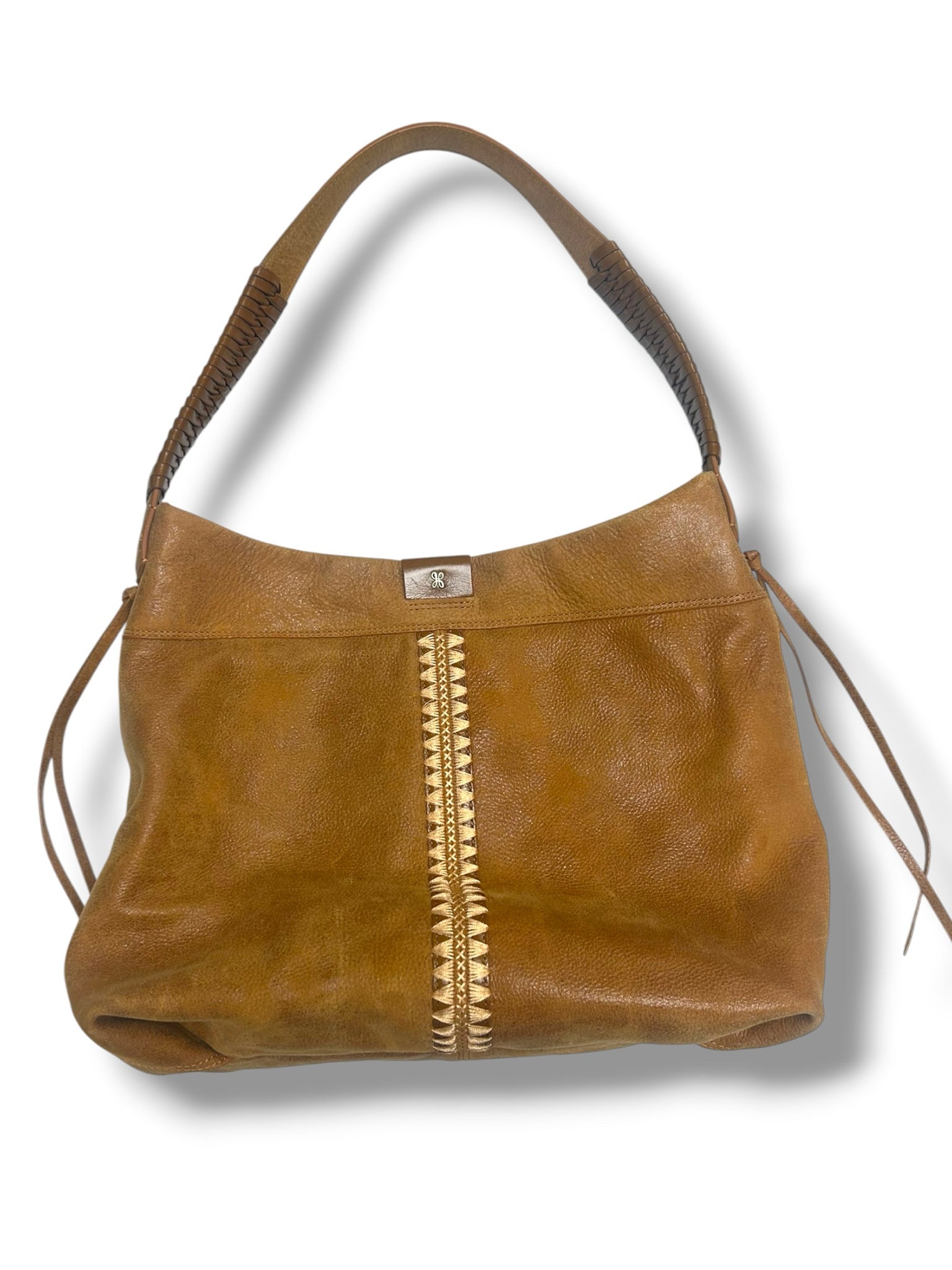 HOBO HONEY SUEDE ROMY LEATHER SHOULDER SLOUCHY FRINGE BAG