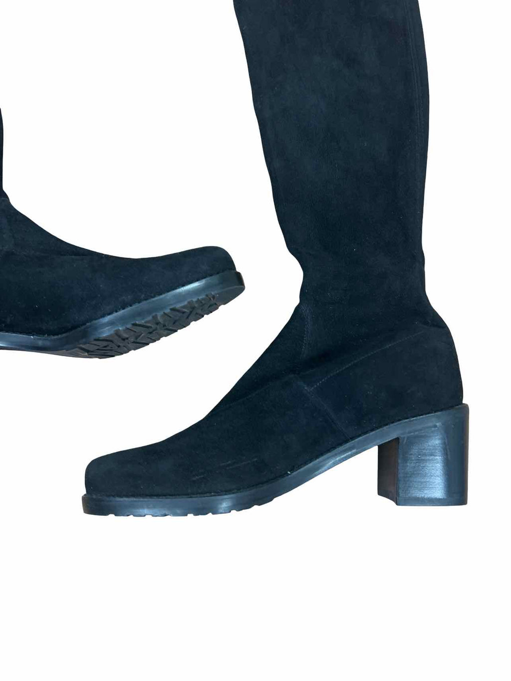 STUART WEITZMAN TIELAND OVER THE KNEE SUEDE BOOTS SIZE: 8.5