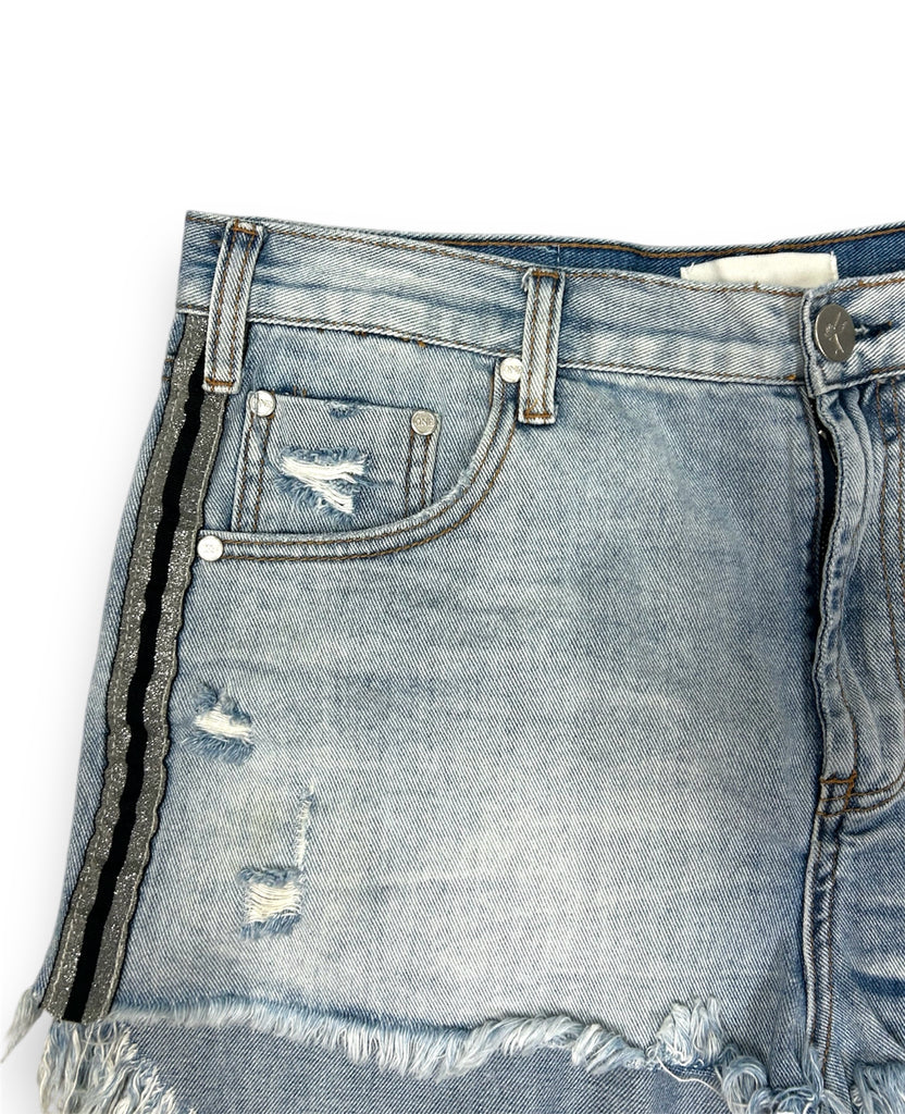 ONE X ONE TEASPOON MONT BLUES LIBERTINES ALTERED DENIM CUT OFF SHORTS SIZE 32