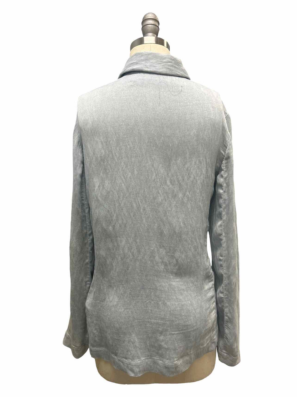 RAQUEL ALLEGRA LONG SLEEVE COLLARED BLOUSE SIZE: 0
