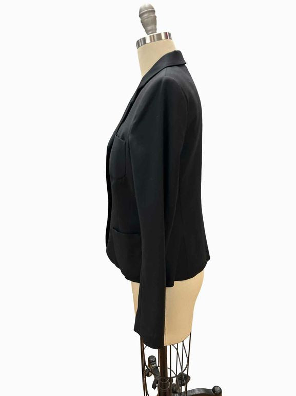 THEORY VINTAGE STRETCH WOOL BLAZER SIZE: 8