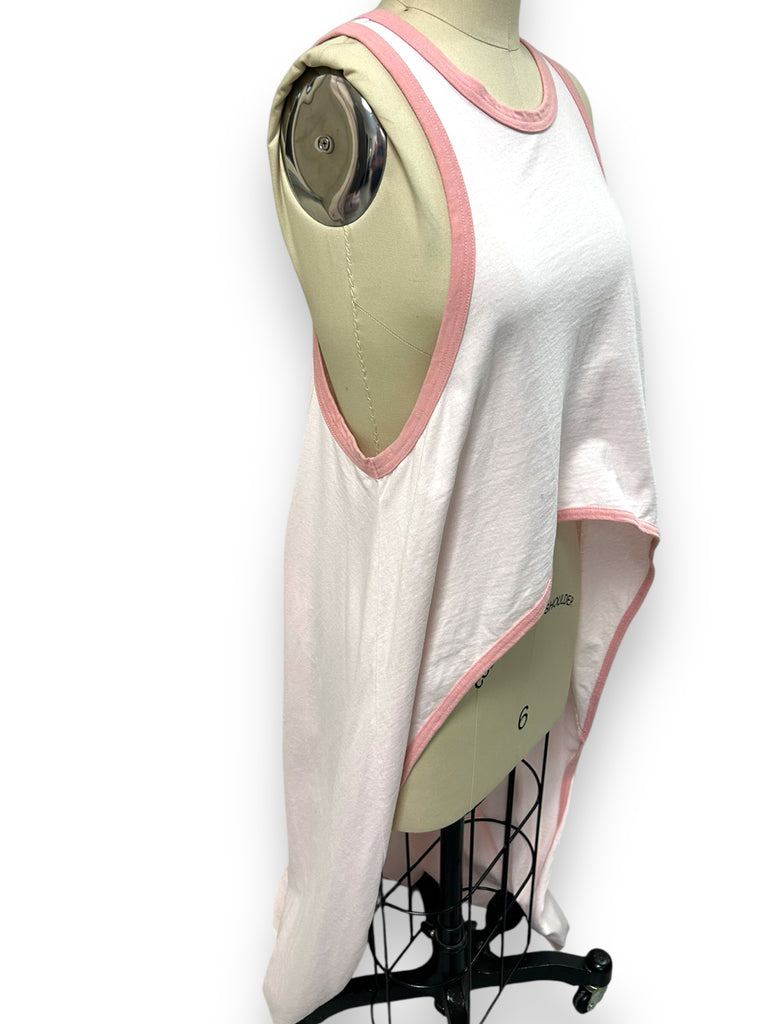 FREE PEOPLE BEACH PALMA TANK BILLOWY PINK BLOSSOM SIZE LARGE