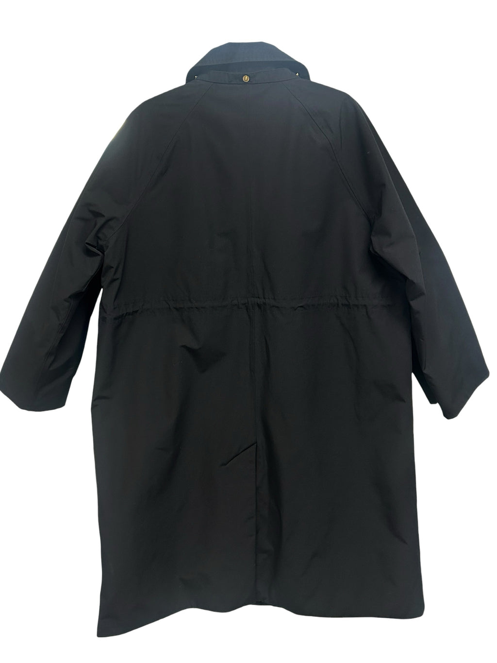 BARBOUR THE FRANCIS WATERPROOF INSULATED BLACK RAINCOAT NO HOOD SIZE 12 - WEARHOUSE  CONSIGNMENT