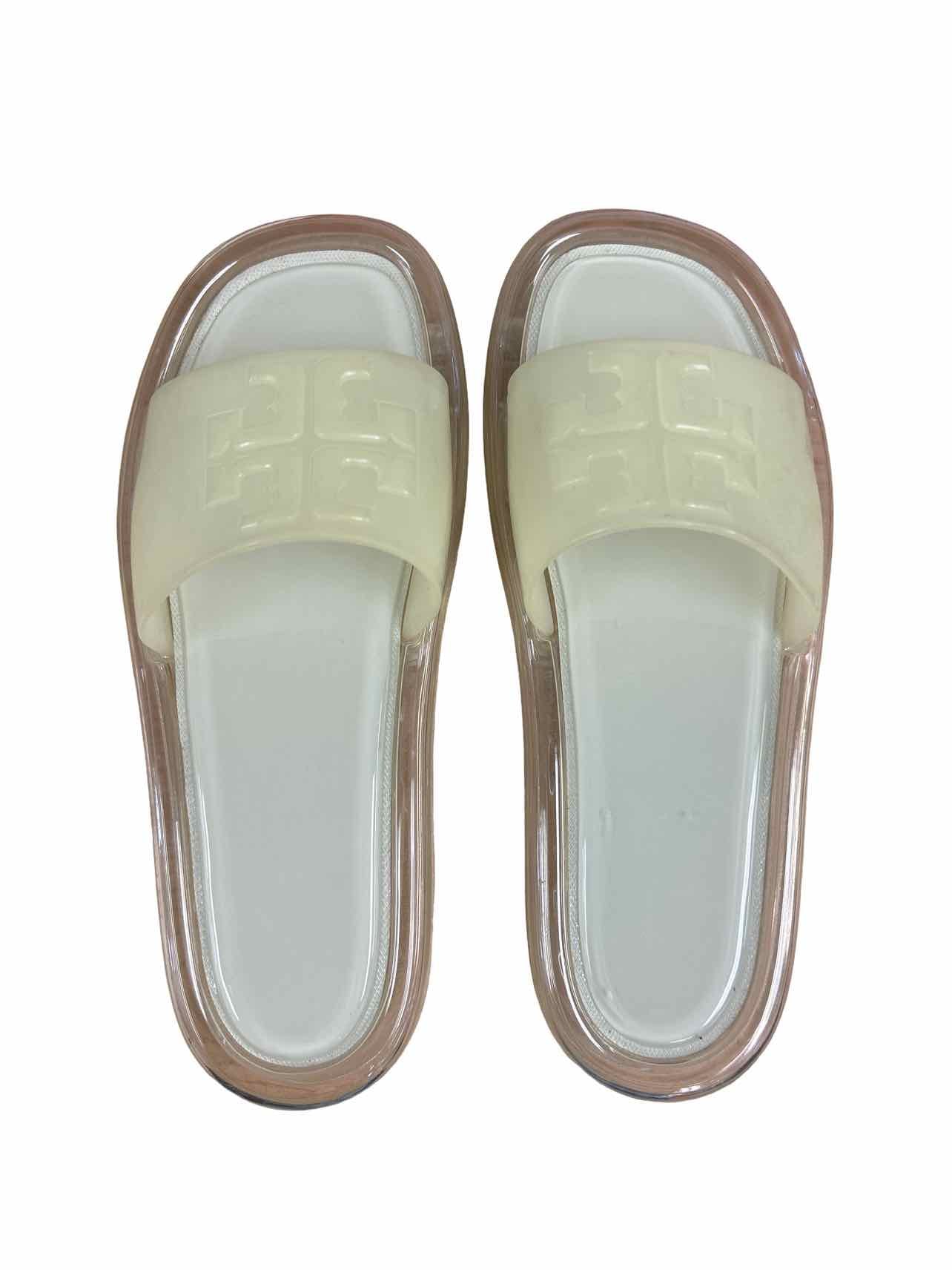 TORY BURCH BUBBLE JELLY SLIDE SIZE: 8