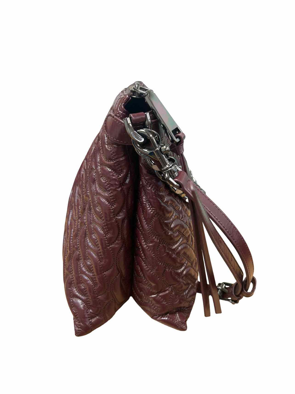 REBECCA MINKOFF NWT EDIE CHAIN QUILT ZIP SHOULDER BAG