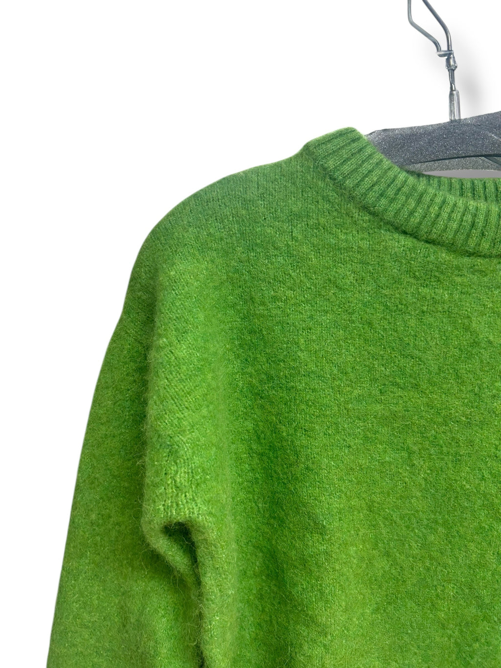 LA MAILLE SEZANE AMIEL LIGHT GREEN ALPACA BLEND JUMPER SWEATER SIZE SMALL