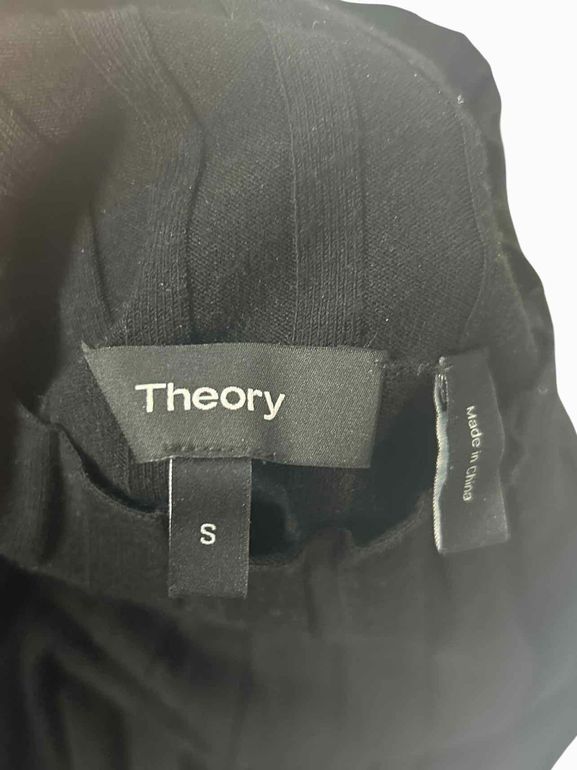 THEORY RIBBED MOCK NECK MAXI DRESS SIZE: S