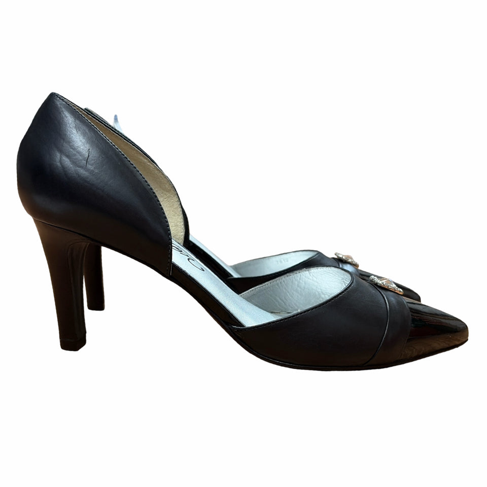 BRIGHTON LEATHER YOLO POINT TOE PUMP SIZE 10