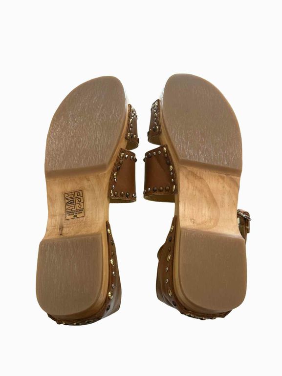 FREE PEOPLE NORTH SHORE STUDDED CLOG SANDAL SIZE 40