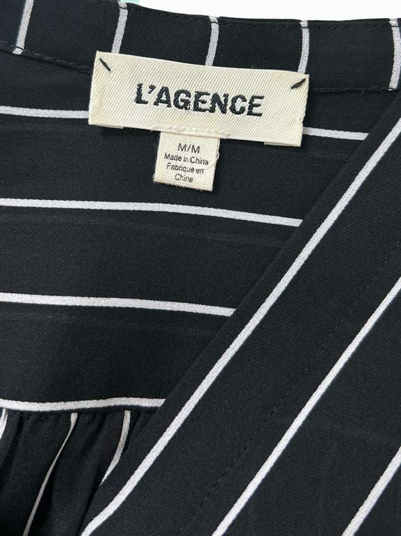 L'AGENCE  100% SILK BLOUSE SIZE: M