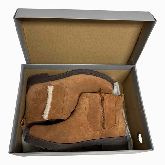 VIONIC NIB! ASLYNN CAMEL BOOTS SIZE 7.5