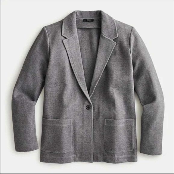 JCREW KNIT PONTE BLAZER SIZE: M