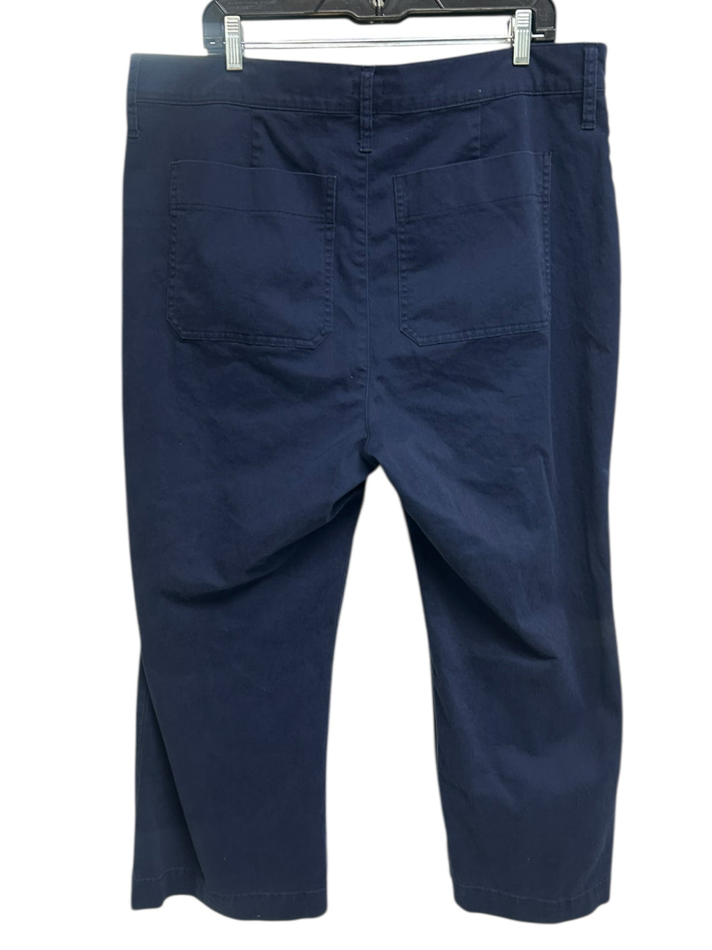 JCREW SAILOR SLIM WIDE LEG CHINO PANTS NAVY  SIZE 34